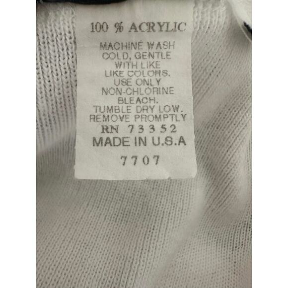 It’s Our Time White ButtonUp Top Size L Cropped Vintage Cardigan 90s Y2K - Picture 5 of 5